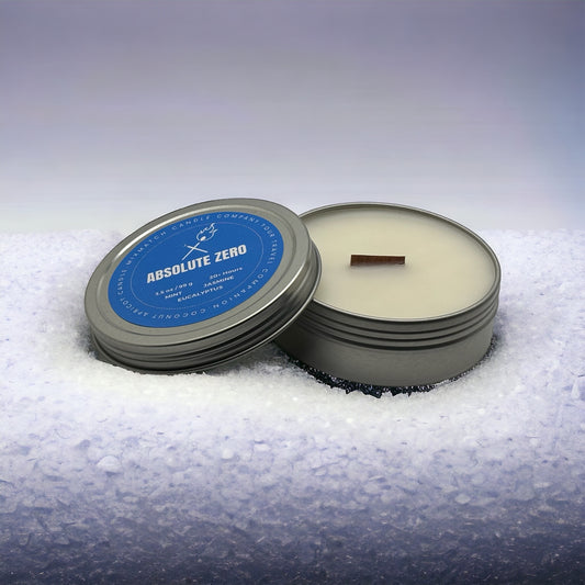 travel candles in tins